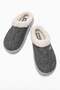 Women's Embroidered Gondola House Slippers Gray - 5