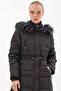Goose Feather Filled Coat Black 27001 - 3