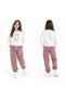 Girl-Boy Teddy Bear Printed 3-Strand Basic Tracksuit Set Without Zipper W0125