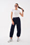 Belted, Cashmere-Embellished, Three-Yarn Pants with Stoppered Cuffs - 8