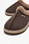 Men's Fur Gondol House Slippers Brown - 4