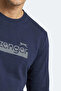 Garage Men's Navy Blue Sweatshirt - 2
