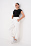 Belted, Cashmere-Embellished, Three-Yarn Pants with Stoppered Cuffs - 8