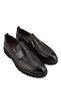 Men's Genuine Leather Brown Loafer Shoes - 2