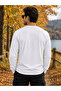 Men's Crew Neck Basic Printed Sweatshirt - 2