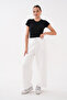 Belted, Cashmere-Embellished, Three-Yarn Pants with Stoppered Cuffs - 5