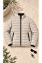 Men's Zippered Pocket Padded Casual Quilted Coat