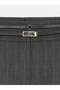 72806 Wide Leg Bermuda Pants with Thin Belt-Grey - 7