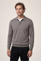 Regular Fit Buttoned Polo Neck Knitwear Sweater - 2