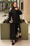 Floral Embroidered Jacket and Pants Set - 2