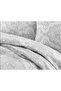 Premium Double Duvet Cover Set with Ethnic Patterned Elastic Sheets Gray - 2