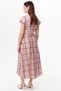 Sleeveless V-Neck Regular Midi Dress with Gipeli Waistband - 4