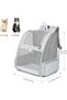 Cat Backpack, Large Pet Backpack for Small Dogs, Breathable Mesh Design Backpack for - 4