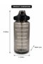 2000ML Motivational Water Bottle with Time Marker, Leakproof Locking Lid, Removable Straw, Carry Handle & Easy-Grip Design for Gym, Sports, Travel, School and Daily Hydration - 7