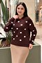 Embossed Mini Floral Patterned Mercerized Tunic