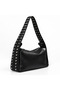 Staple Detailed Hand and Shoulder Bag