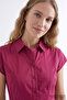 Low Sleeve Slim Fit Midi Dress - 3