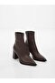 Long Zippered Leather Boots - 3
