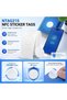 ملصقات NFC NTAG215، عبوة من 50 قطعة، علامات NFC قابلة للبرمجة مقاس 25 مم، سعة 504 بايت - 3
