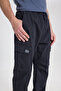 Regular Fit Regular Cut Normal Waist Narrow Leg Navy Blue Jogger Pants - 4