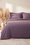 Mürdüm Tensel Craft Double Duvet Cover Set – 4 Pieces
