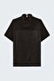 Batwing Sleeve Blouse - Brown - 2