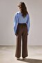 High Waist Viscose Pants - 4
