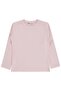 Civil Girls' Basic Sweatshirt |   Lycra Single Jersey Long Sleeve |   School Nursery and Daily Use - Powder