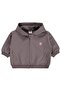 Floral Embroidered Basic Cardigan for 6-18 Months - Brown