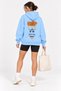 Unisex Men's and Women's Drip Toxic Design Printed Oversize 3 Thread Hooded Sweatshirt