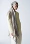 Motif Patterned Viscose Shawl - Butter Yellow - 3