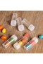 120 Pieces Plastic Sample Storage Bottles, 5ml Clear Mini Vials with Lids and Storage Case, Small Te - 4