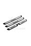 Abs+Chrome Door Sill Compatible with Ford Fiesta 2018 and Above