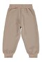 Boy's Honeycomb Fabric Sweatpants |   Jacquard Single Jersey |   School Nursery and Daily Use - Beige - 2