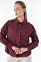 Cotton Shirt Claret Red 11026 - 2
