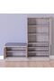 Alegra Shoe Cabinet | 23 Pairs Of Shoes| Modern Design Furniture | Wooden Shoe Organizer For Entryway, Hallway, Living Room | L120 X W40 X H120 Cm |Made In Malaysia Shoe Rack - Natural Oak - 4
