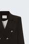 Buttoned Classic Jacket - Brown - 4