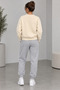 Women's Winter Sweatshirt 2 Thread Seasonal Tracksuit Set Relaxed Fit Jogger Loved Fiyonk Bski - 2