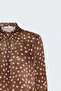 Patterned Classic Shirt - Claret Red - 4