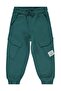 Boy's Basic Cargo Pocket Sweatpants |   2 Strands with Brush |   School Nursery and Daily Use - Green
