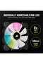 Icue Sp140 RGB Elite Performance 140 mm Pwm Single Fan (Corsair Airguide Technology, Eight ADDRessable RGB Leds, Low-Noise 18 Dba, Pwm-Controlled, Up To 1,200 RPM & 68.1 Cfm) Black - 4