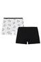 Civil Girls' Heart Patterned 2-Piece Boxer |   Lycra Single Jersey |   School Nursery and Daily Use - 4
