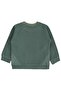 Civil Boy's Patchwork Sweatshirt |   Selanik Long Sleeve Crew Neck |   School Nursery and Daily Use - Khaki - 2
