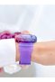 Semi-Transparent 10 Atm Waterproof Unisex Children's Wristwatch with Alarm and Light - 3