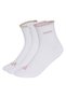 Quarter 3-Pack Women's White Casual Style Socks Kq6009