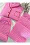 3-Piece Pink Ultra Luxury Long Sleeve Wraps - 3