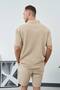 Polo Yaka Oversize Basic Fitilli T-Shirt - 3