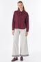 Cotton Shirt Claret Red 11026 - 4