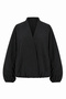 Double-Breasted Collar Raglan Sleeve Jacket