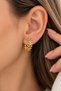 Xuping Gold Color Leaf Twig Design Women's Earrings - 2